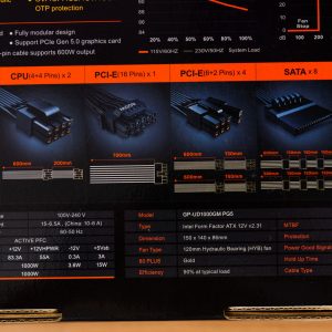Gigabyte UD1000GM Power Supply 6