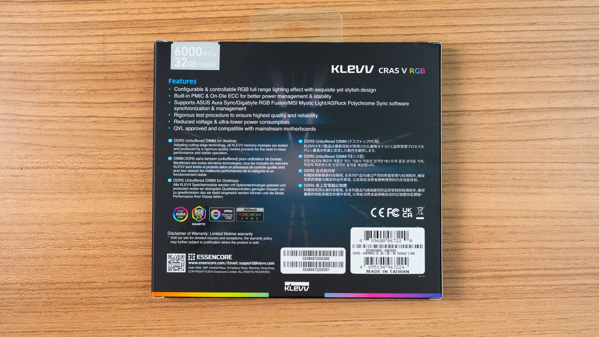 KLEVV CRAS V RGB 2 KLEVV CRAS V RGB 2