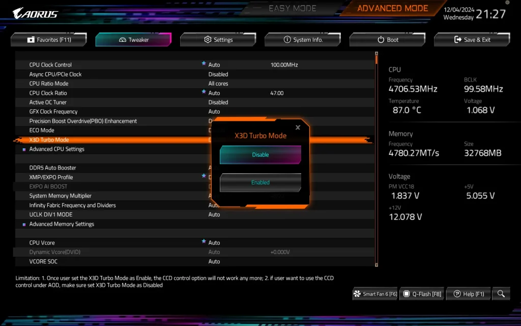 Gigabyte X870E AORUS MASTER BIOS (4)